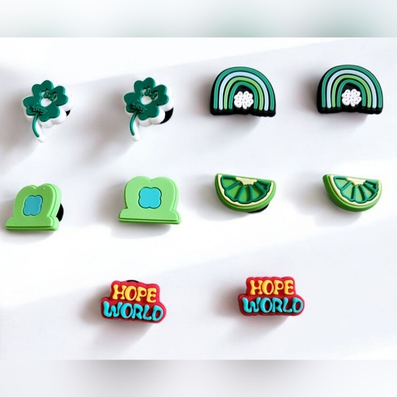 St Patrick's Day Croc Charms - Picture 1 of 1